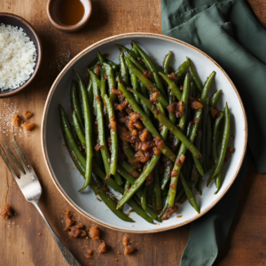 Green Beans with Brown Sugar