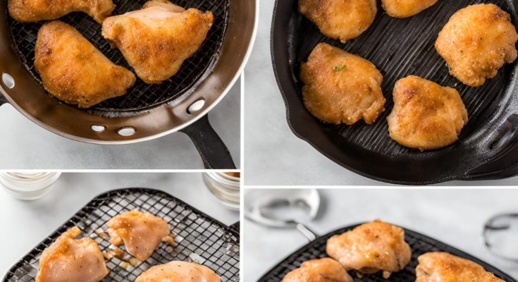 Air Fryer Frozen Chicken Thighs