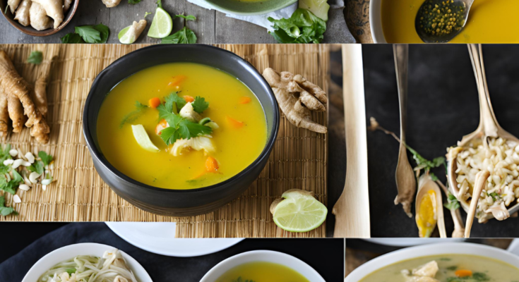 Ginger Turmeric Chicken soup