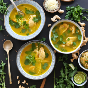 Ginger Turmeric Chicken Soup