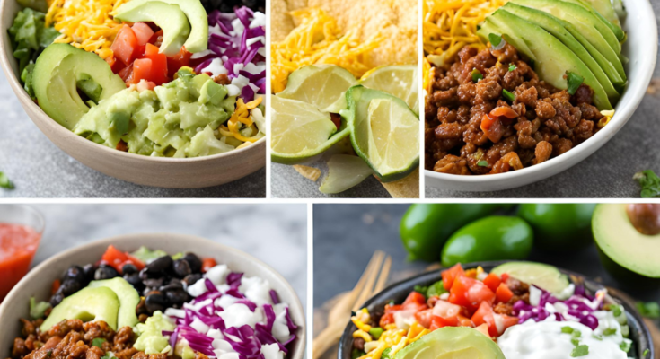 High Protein Taco Bowl